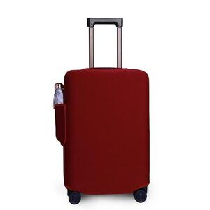 NWOT Burgundy Luggage Cover Durable Suitcase Protection Cover Travel Fits 19-29"